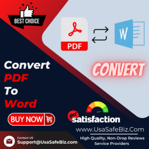 Convert PDF to Word Convert PDF to Word