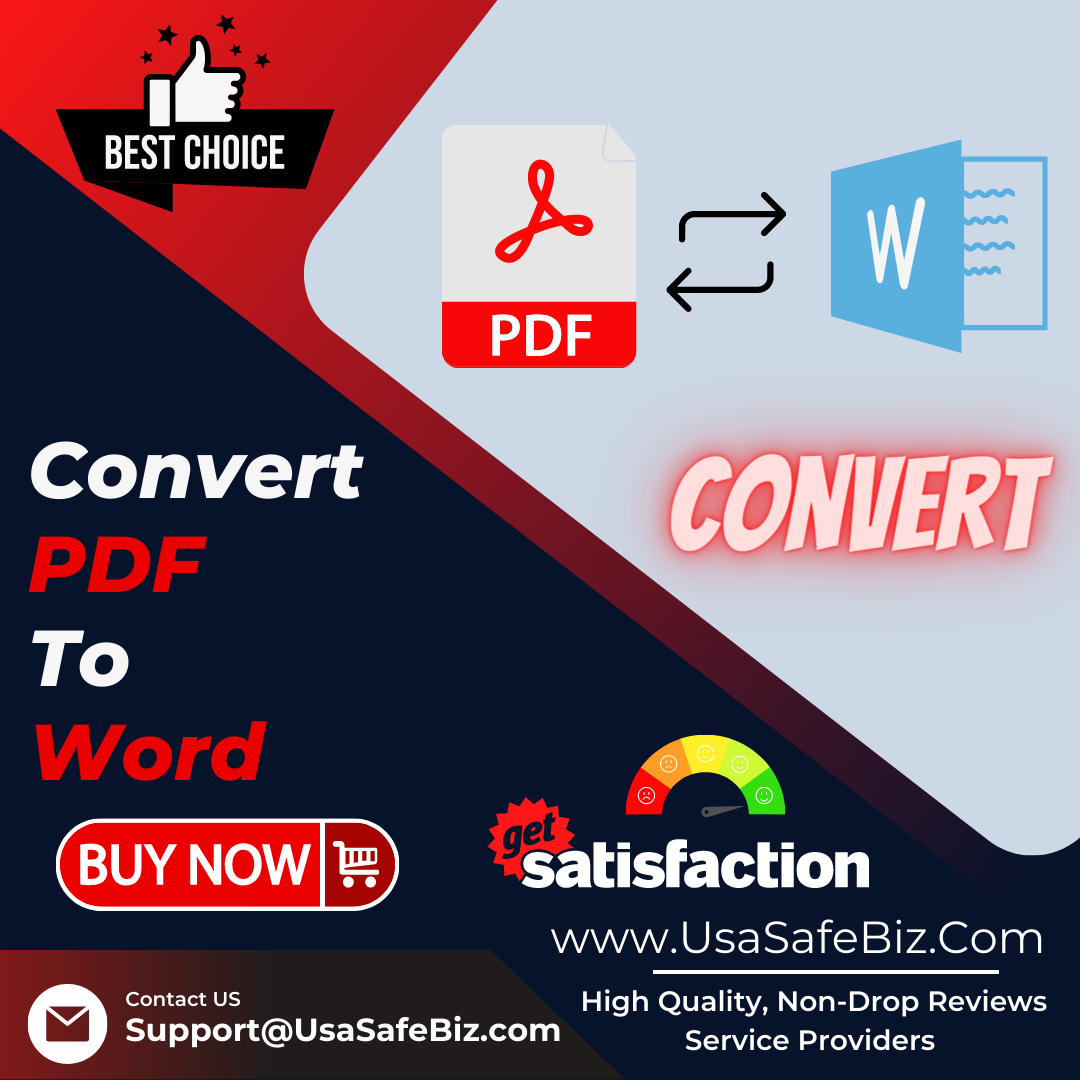 Convert PDF to Word